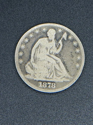 1878 Seated  Liberty Half Dollar Circulated