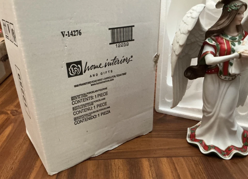 Домашние интерьеры «Блаженство, ангел радости» Baby Jesus вручную Рождество #12259-05 - Изображение 2 из 4