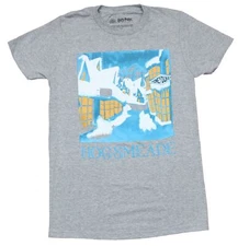 Harry Potter Adult New T-Shirt  -  Hogsmeade Snowy Stylized Pic