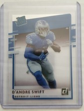 D'Andre Swift RC 2020 Panini Chronicles Donruss Clearly Detroit Lions #RR-DS