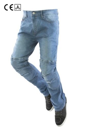 Jeans tecnici moto OJ Reload blu TG 52 omologati protezioni fianchi  ginocchia | eBay