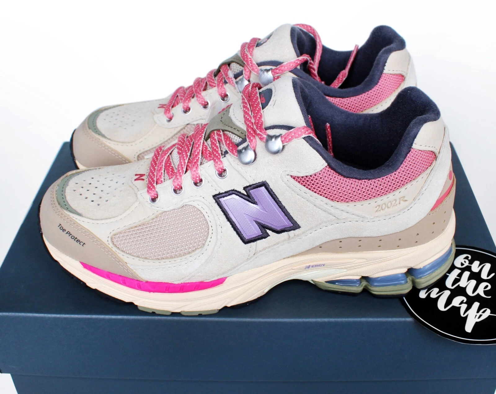 New Balance 2002R Hiking Pack beige rosa viola UK 5 5 US 6 W 7 5 M2002RWL nuovo