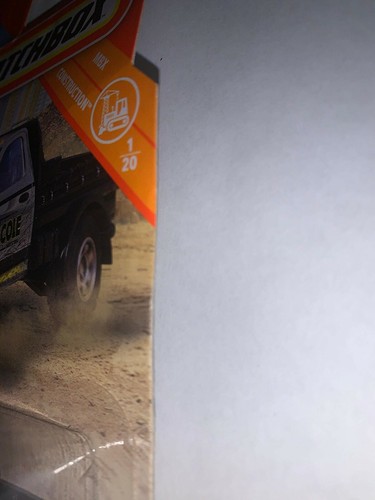 2018 Matchbox Construction, COLE Silver/Black '16 Dodge RAM Flatbed 1/20 - Picture 3 of 4