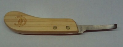 Diamond Tools LEFT HAND HOOF KNIFE w/ narrow blade 8'' long For horse hooves