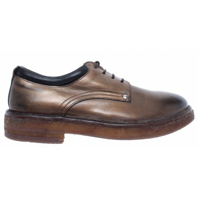 Women's Shoes MOMA 72502-6E Ghost Bronze Para Top Vintage Handmade In Italy New