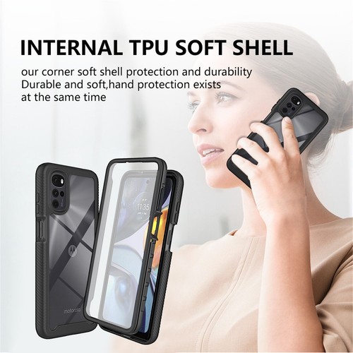 Panzer Hülle Handy Tasche 360 Grad TPU vollschutz mit Integriertem Displayschutz - Bild 23 von 60