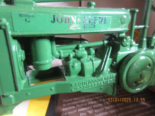 NEW Ertl John Deere 1937 Model "G" Tractor 1:16 Scale Diecast 548 NIB Collector - Picture 8 of 8