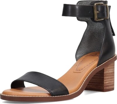 Zodiac Women's Ilsa Stud Block-Heel City Sandals, Black Leather