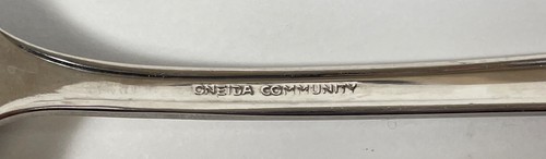 6PC ONEIDA STAINLESS FANTASY ROSE FORK CASSEROLE PIE SERVER BUTTER SUGAR LADLE - Picture 4 of 4