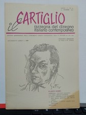 IL CARTIGLIO 1952, RASSEGNA DISEGNO CONTEMPORANEO. RENATO GUTTUSO CON  SUA OPERA
