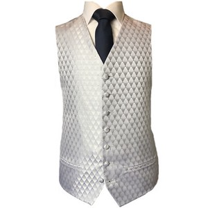 silver wedding waistcoat