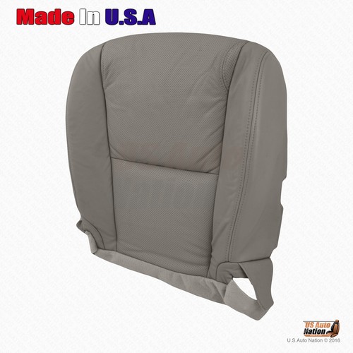 Fits 2006 2007 2008 Lexus GS350 Driver-Passenger Bottom Leather Seat Cover Gray - Picture 7 of 11