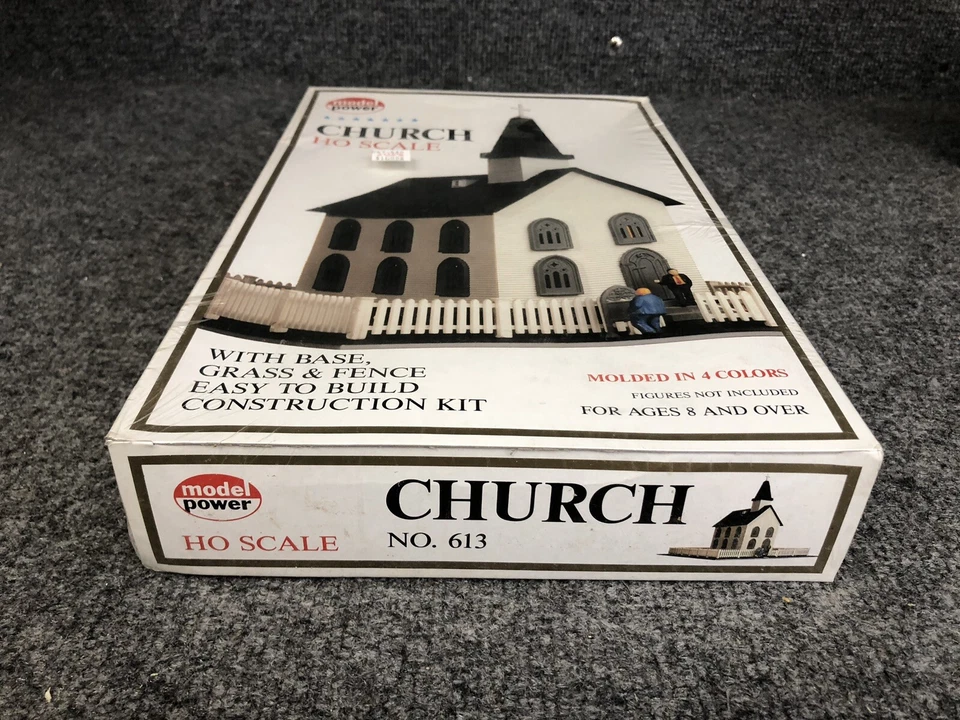 MODEL POWER CHURCH HO Building Kit 613 NOS In Sealed Box - Image 3 of 4