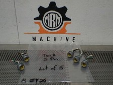 Turck 3 Pin Connectors Used Nice Shape With Warranty (Lot of 5) See All Pictures