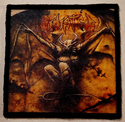 Sinister - Bastard Saints - ca. 10,5 x 10,5 cm - 1 Stück - Aufnäher, Patch- neu