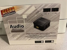 SPDIF TOSLINK Digital Optical Audio 1X3 Splitter LCPM2.0/DTS/Dolby AC3 Black