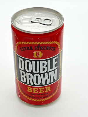 Vintage DOUBLE BROWN Beer Can New Zealand *PART OF 400 CAN