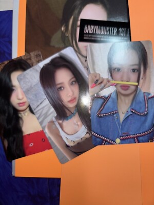 BABYMONSTER [DRIP] AHYEON Autographed Signed Tag Album | eBay