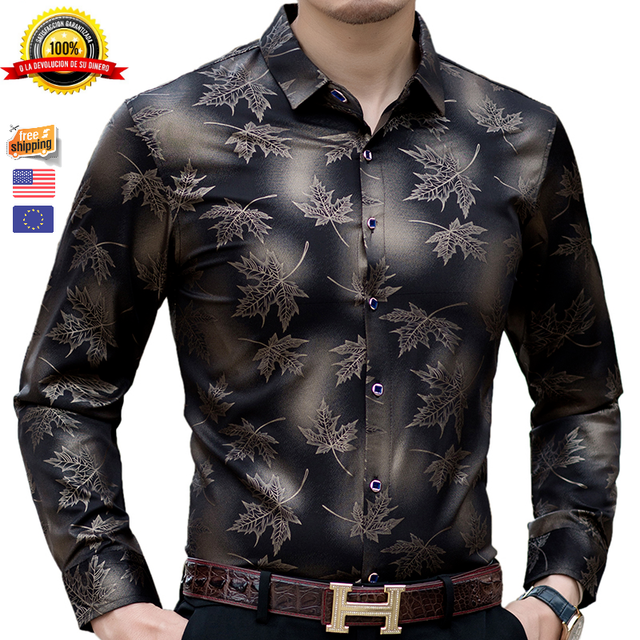 camisas caramelo hombre