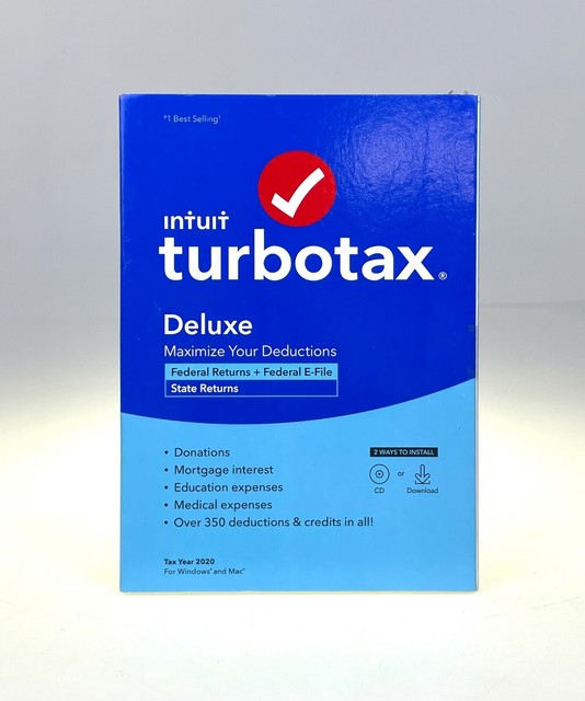Turbotax Deluxe 2020 Turbotax Deluxe 2020