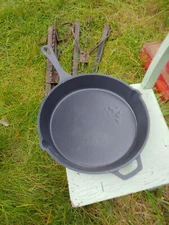 Geoffrey Zakarian 12" Non-Stick Cast Iron Frying Pan Titanium-Infused Ceramic