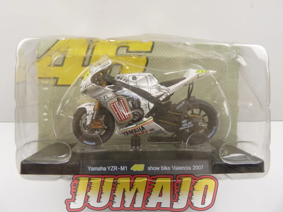 MR40 Moto Valentino Rossi LEO MODELS 1/18 : Yamaha YZR M1 #46 show bike Valencia - Photo 4/4