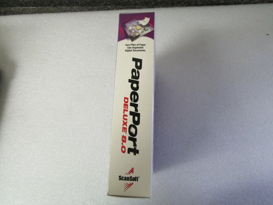 ScanSoft Paperport Deluxe 8 New In Sealed Retail Box!  - Image 3 of 4