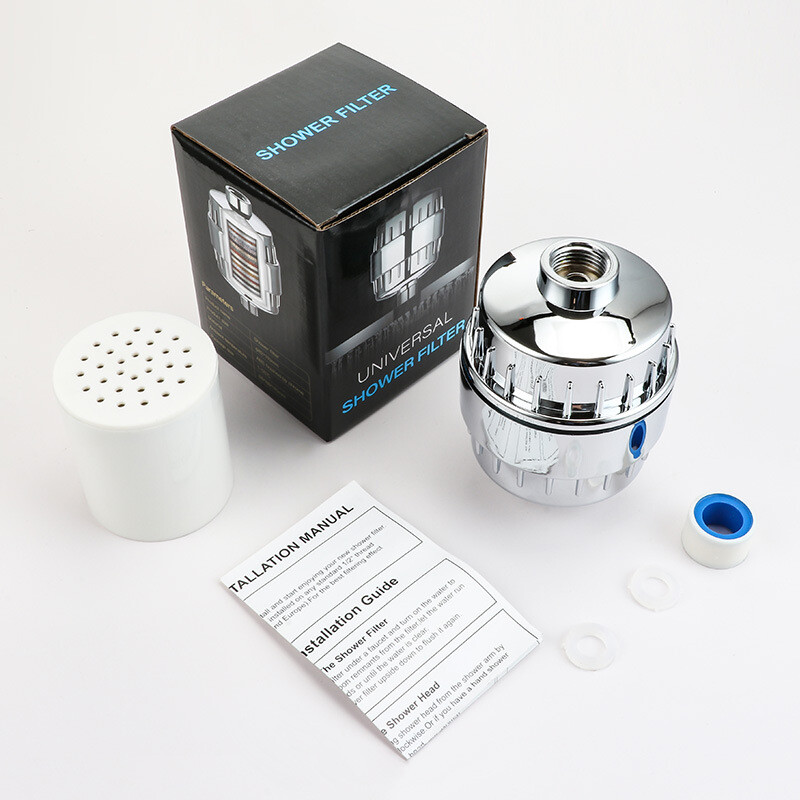 15 Stage Shower Head Filter Purifier with Filter for Hard Water