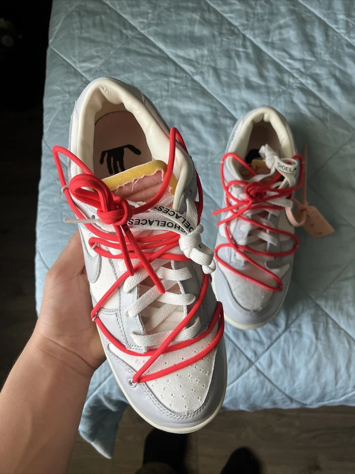 Size 8.5 - Nike Off-White x Dunk Low Lot 06 of 50 - Image 2 of 4