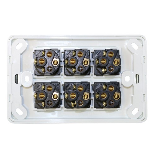 1 x 6 Gang Wall Switch - 2 Way Switching - Electrical Light Switch - SAA - Picture 3 of 4