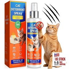 Cat Deterrent Spray, Cat Deterrent for Furniture Protection, Pee 150ml Yellow