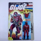 1985 GI Joe Cobra Crimson Guard V1 w/ FULL Filecard   (AS PICTURED)