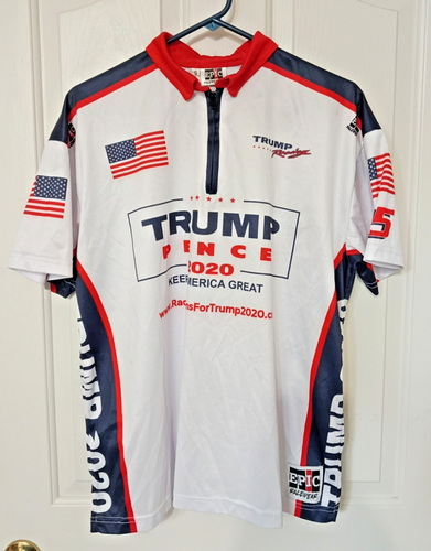 Camiseta Epic Racewear Trump Pence 2020 Pit Crew fanáticos de carreras para Trump pequeña - Imagen 8 de 8