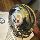 Pittsburgh Steelers Autographed Chrome Football Helmet Original