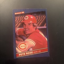 1986 Donruss #62 Pete Rose  CINCINNATI REDS great condition NM-mt