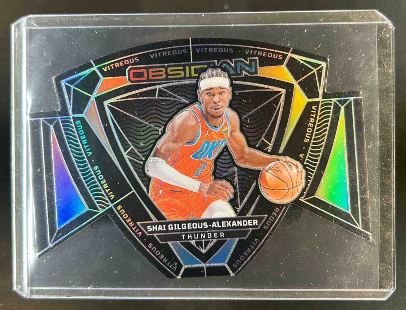 2023-24 Obsidian Shai Gilgeous-Alexander Vitreous #6 Thunder