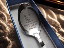Personalised Tea Coffee Spoon Lover Gift Idea Romantic Memorable Unique Surprise