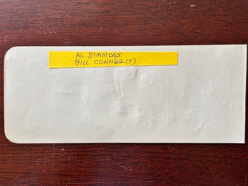 Vintage PRISTINE 2x5 Album Signed MLB HOF Al Simmons & UK Boxer Bill Conner (?) - Picture 4 of 6