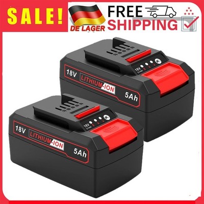 2x 5Ah Akku Für Einhell Power X-ChangeH PXC 18V Lithium Ersatzakku Batterie LED