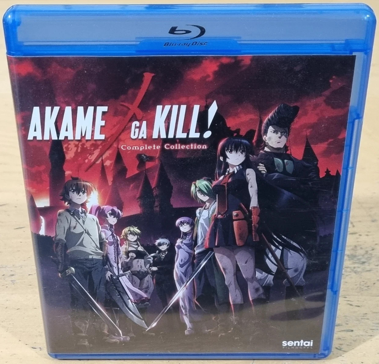 Akame Ga Kill The Complete Collection Blu-Ray Box Set Sentai NTSC Import VGC
