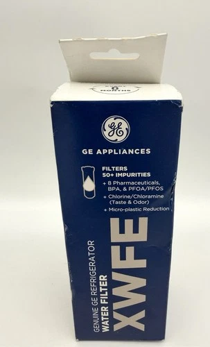 GE XWFE Refrigerator Water Filter Genuine Replacement, New Sealed