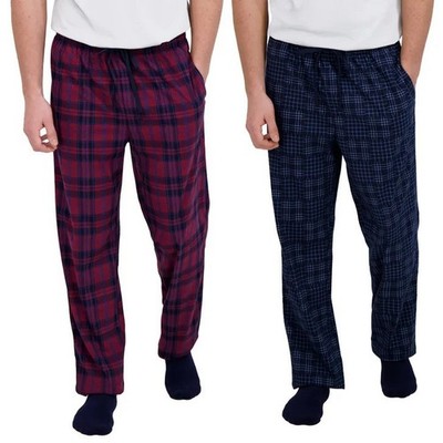 Nautica Men s Lounge Pant 2-Pack -Red (Zinfandel, 4NV Navy)-L XL