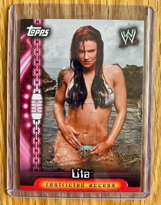 Lita 2006 Topps WWE Insider Restricted Access Divas #D9 Wrestling Karte