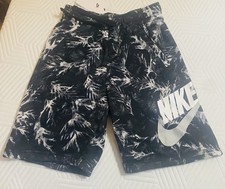 Nike Boys Sportswear Printed French Terry Shorts boys medium