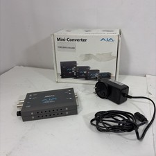 AJA HDP2 HD/SD-SDI to DVI-D Video Converter w/ Power Adapter Original Box