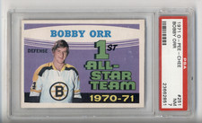 1971 O-PEE-CHEE HOCKEY #251 BOBBY ORR PSA 7
