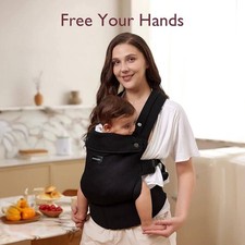 Momcozy PureHug Baby Carrier - Ergonomic, Comfortable & Lightweight, for 3-20kg