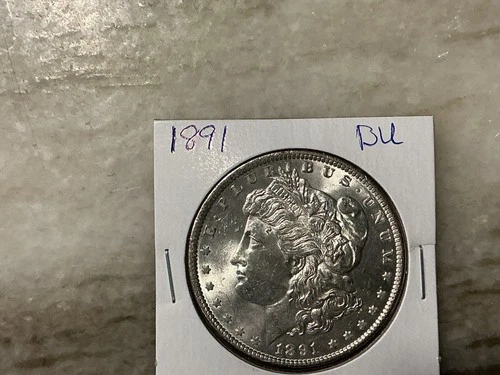 1891 Silver Morgan Dollar  BU