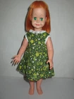 Vintage 1960 Vogue 16" Brikette Doll ~ Carrot Top Orange Hair ~