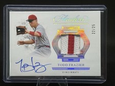 2025 Panini Flawless Todd Frazier Prime Patch Autograph Silver /25 #PPH-TF